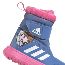 adidas x Disney Winterstiefel Winterplay I Frozen (Nylon, Futter, Schmutzfang, Klettverschluss) blau Kinder